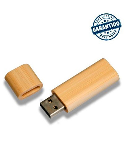 Pen drive 4 GB de Bambu Personalizado